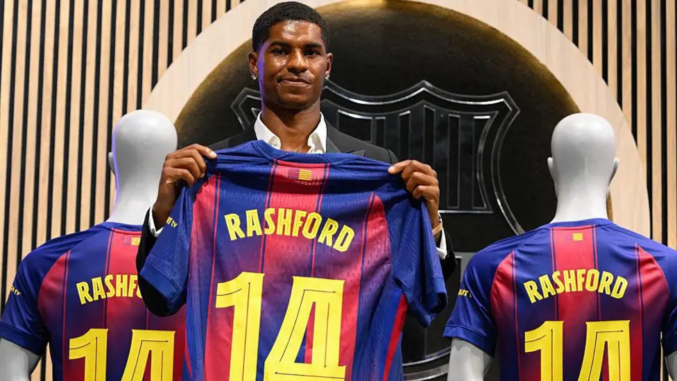 A win-win - reaction in Barcelona to Rashford's ar...
