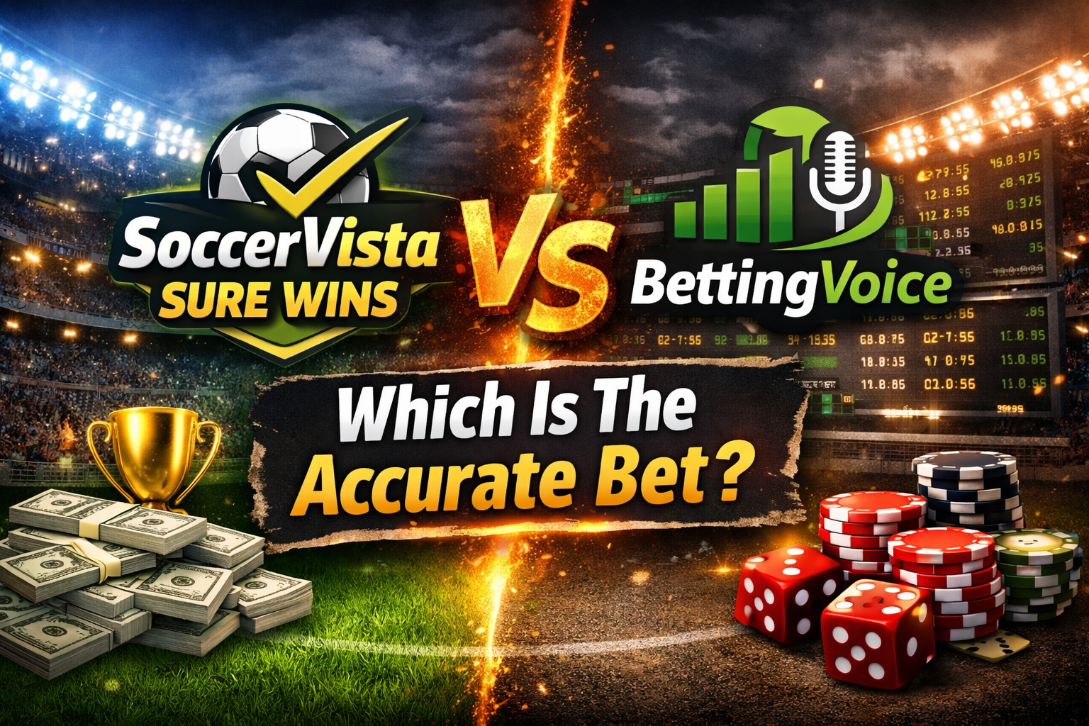 SoccerVista Sure Wins vs Bettingvoice: Which Is The Accurate Bet?