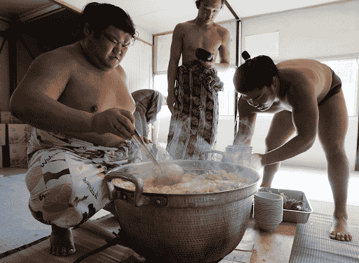 What does the diet of a sumo wrestler look like?
