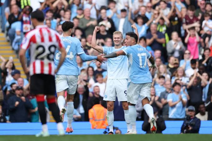 Erling Haaland Breaks EPL Goal-Scoring Record as Manchester City Edge Past Sunde...